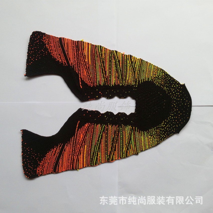 激光加工技术在针织运动鞋鞋面鞋材中的创新应用