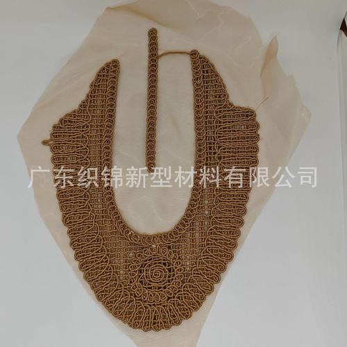 电绣机织绳绣骨绳鞋面辅料鞋材加工定制工厂半成品帮面渔夫鞋y113